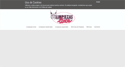 Desktop Screenshot of limpiezaslince.com